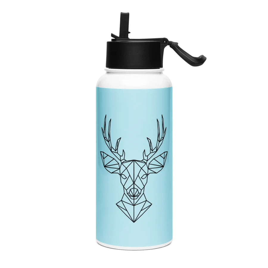 Fractal Deer Water Bottle - 32oz Stainless product image (3)