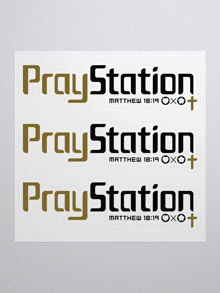 LXA PrayStation Stickers | 3 in 1 Launch Edition | Love X Aloha - Faith Collection | Premium Christian Merch product image (1)