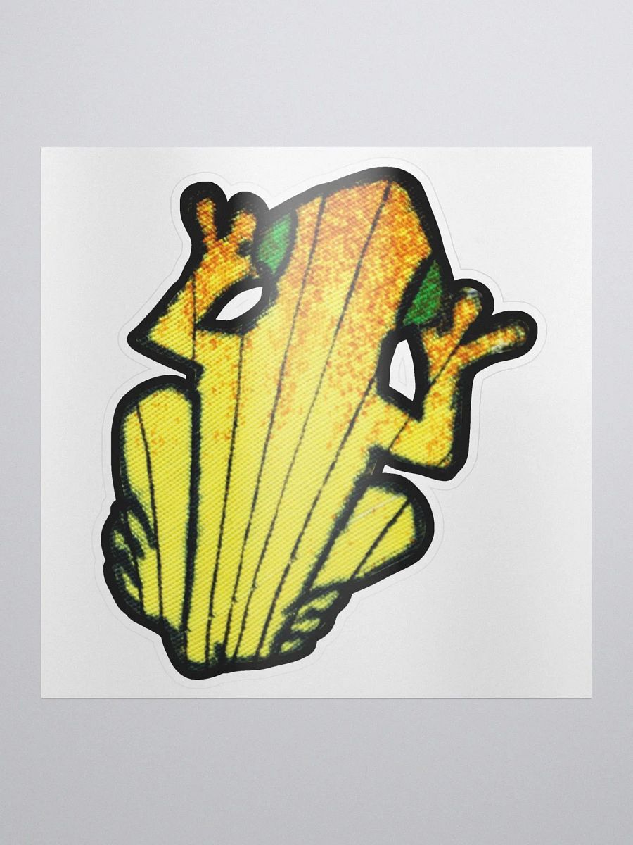 Big Frog Sticker in Dandelion product image (1)