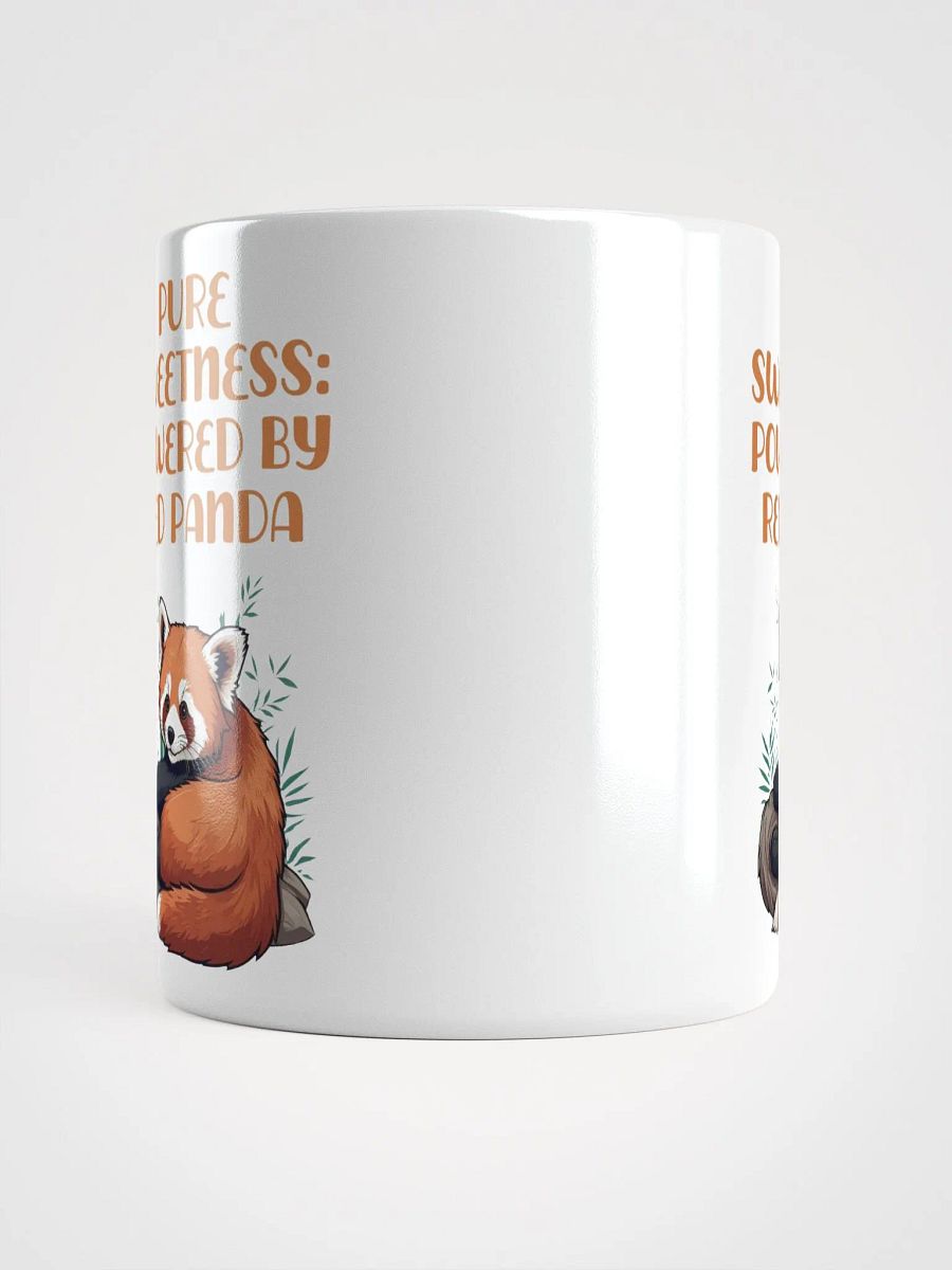 Pure Sweetness: Powered By Red Panda - Cute Animal Design White Mug product image (14)
