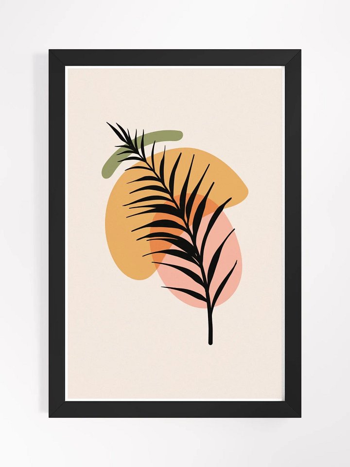 Tropical Silhouette Framed Matte Poster product image (2)