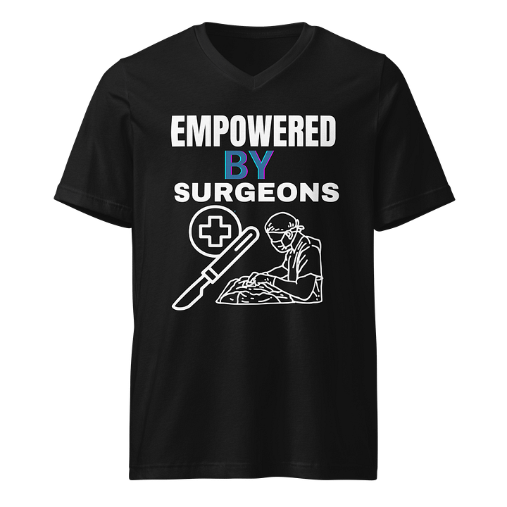 Surgeons' empowerment, Stylish Medical-themed V-Neck Tee product image (1)