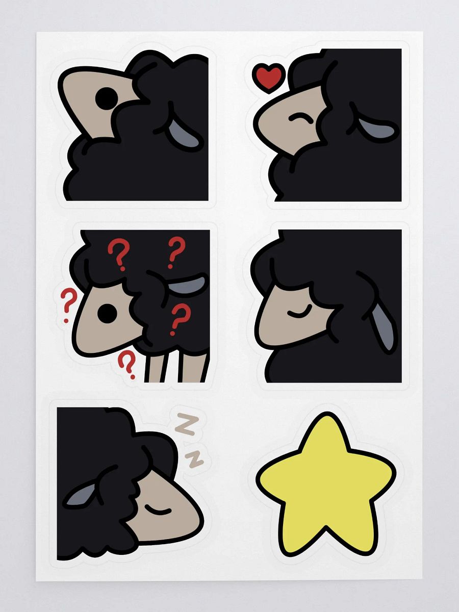 THE BLACK SHEEP STICKER SHEET (SET 2) product image (1)