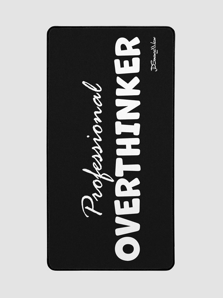 Professional Overthinker Desk Mat – 15.5" x 31.5" product image (2)