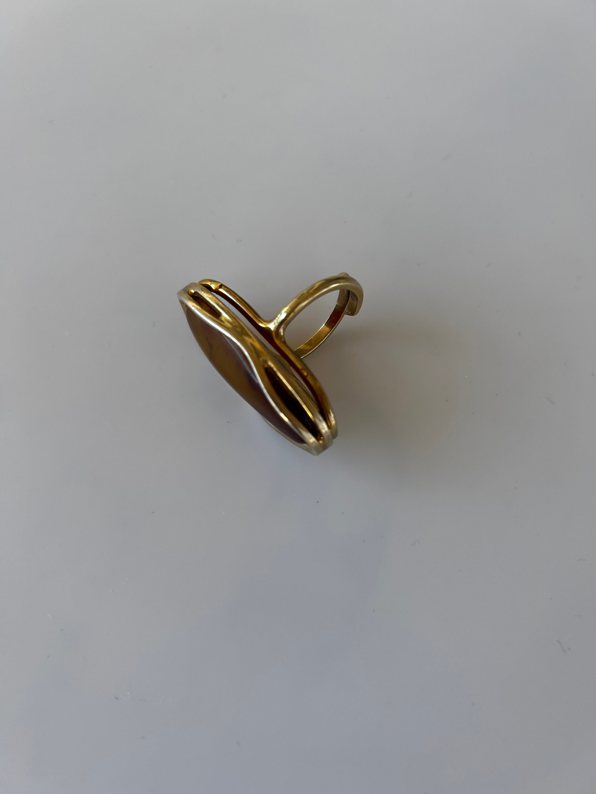 Baltic Amber 925 Sterling Silver Adjustable Ring product image (4)