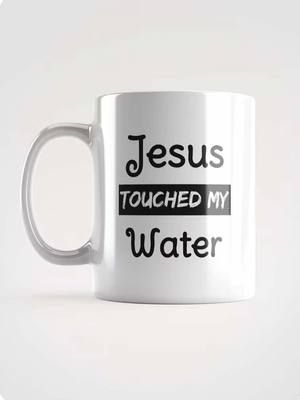 Jesus touched my water funny mug. Who can relate? #funnymoments #fyp #viralmug #muglife 