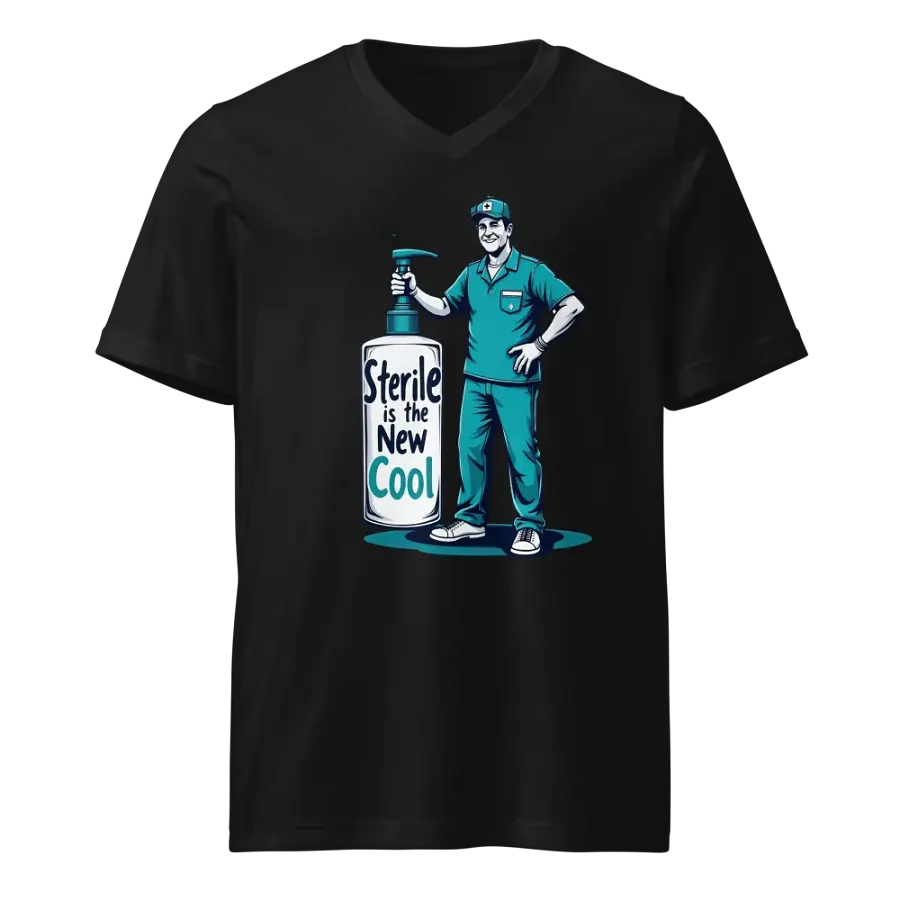 Sterile is the New Cool V-Neck Tee product image (1)