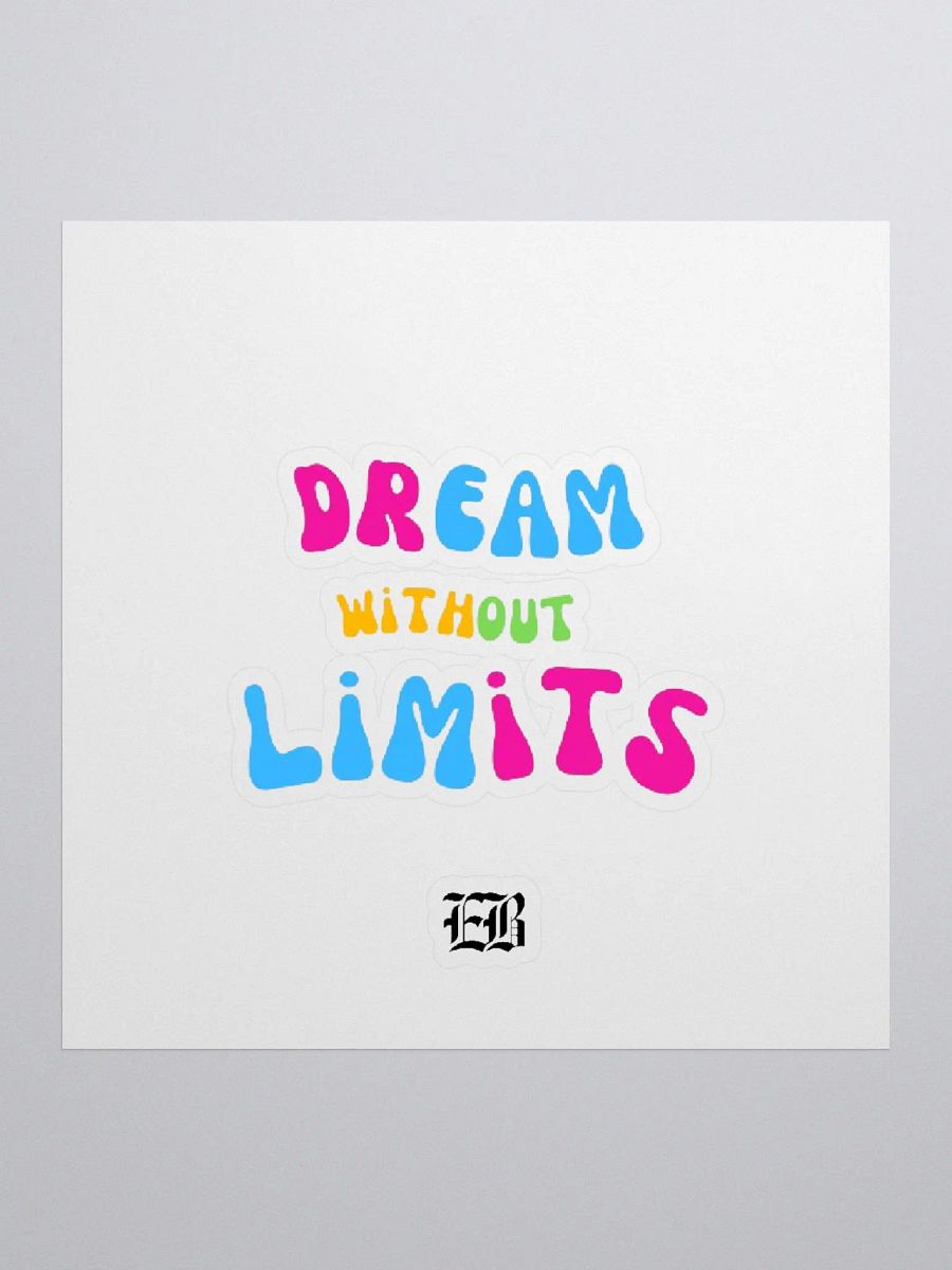 Dream without Limits Sicker product image (2)