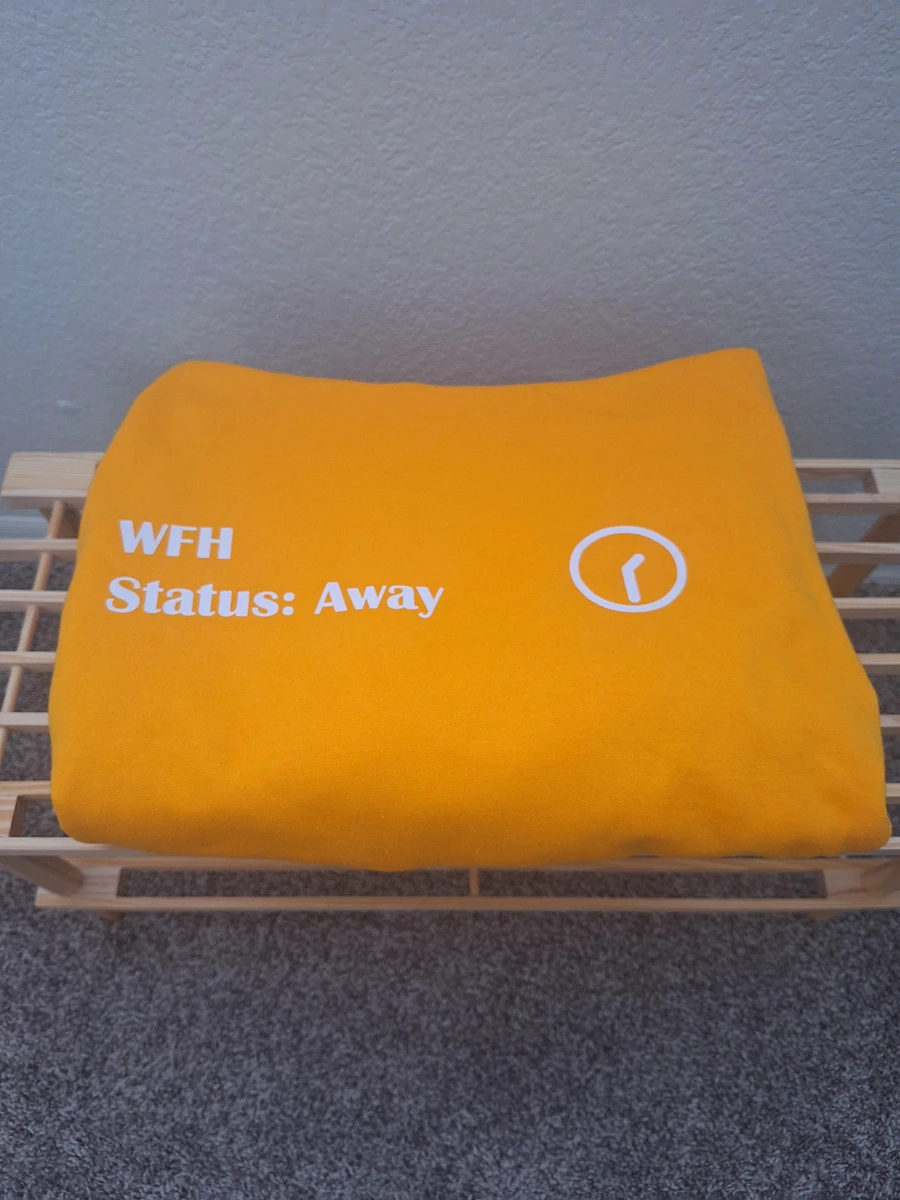 Team WFH, Status Away, Yellow Hoodie product image (2)