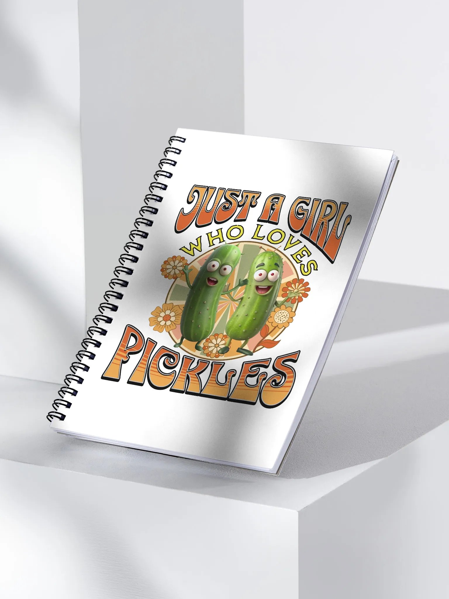 Just A Girl Who Loves Pickles Playful Notebook product image (3)