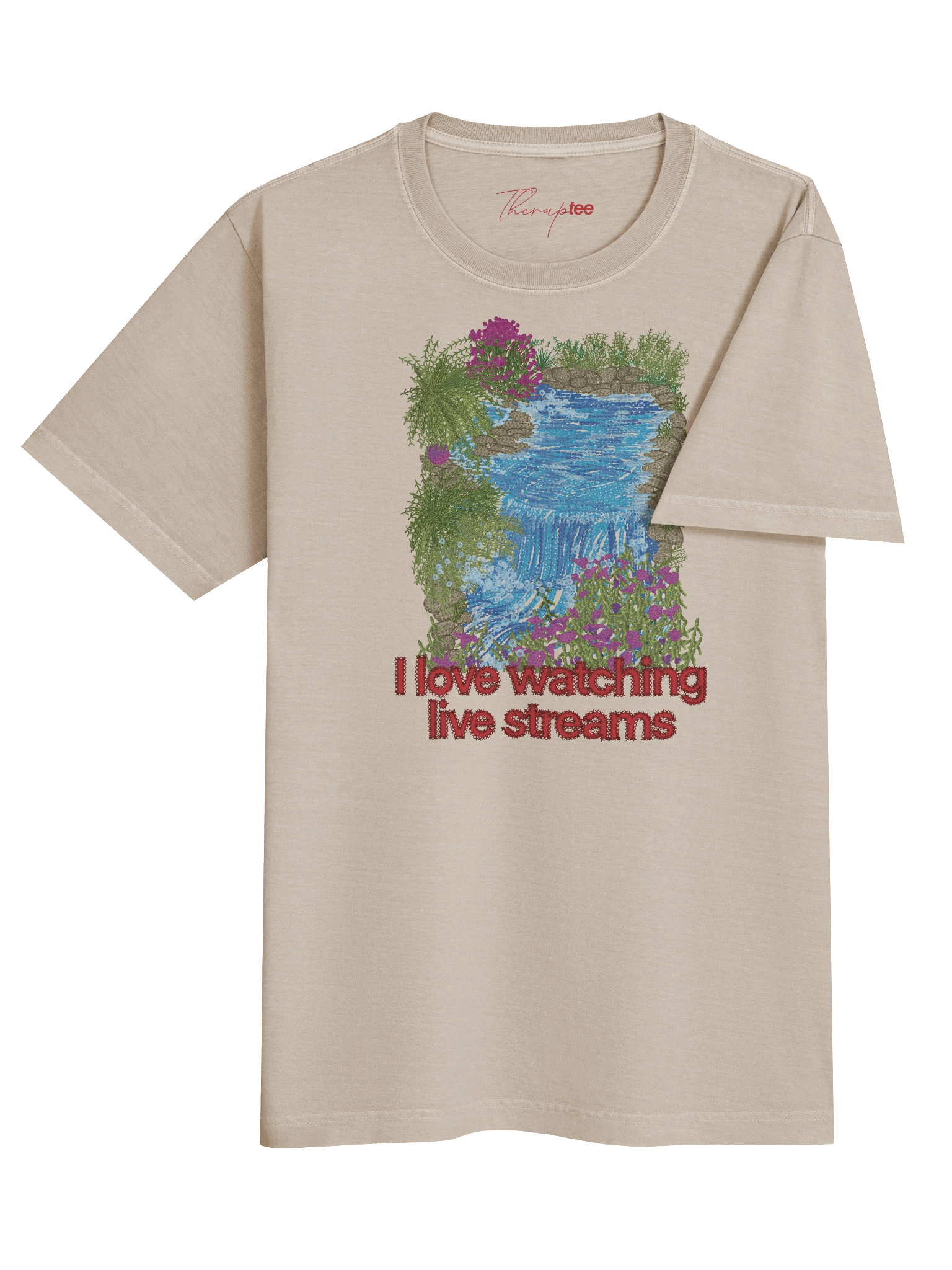 live streams hand-drawn t-shirt product image (4)