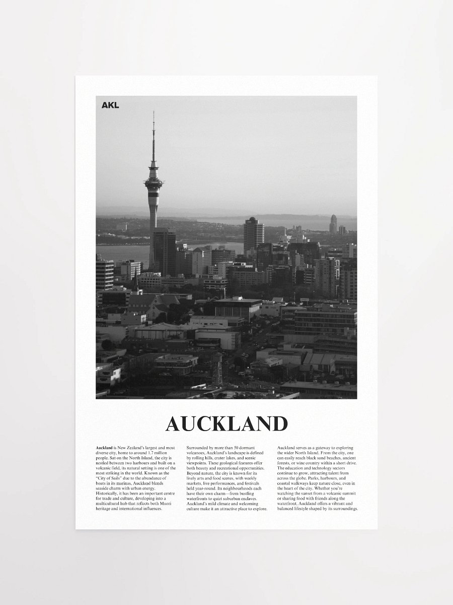 Auckland 02 Newspaper Poster product image (5)