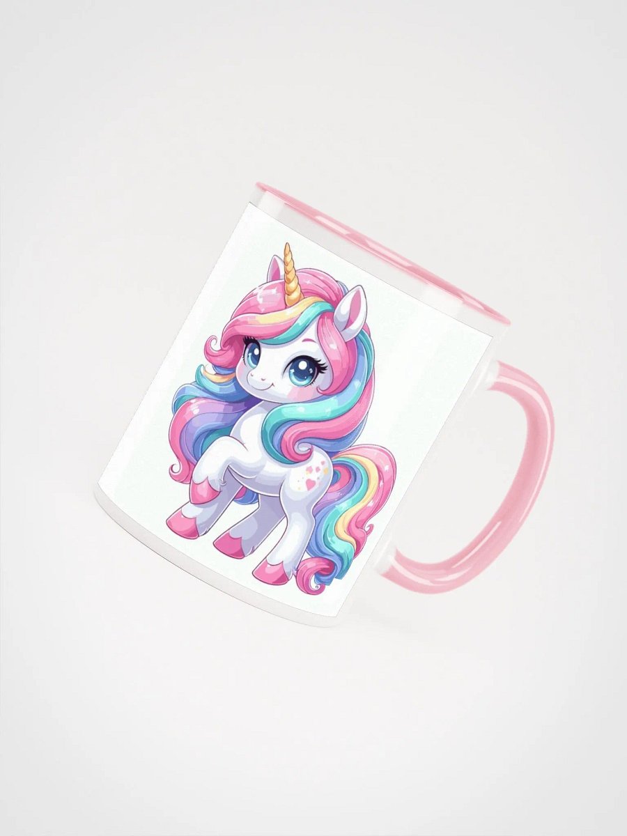 Ceramic Mug with Color Inside (unicorn) product image (4)