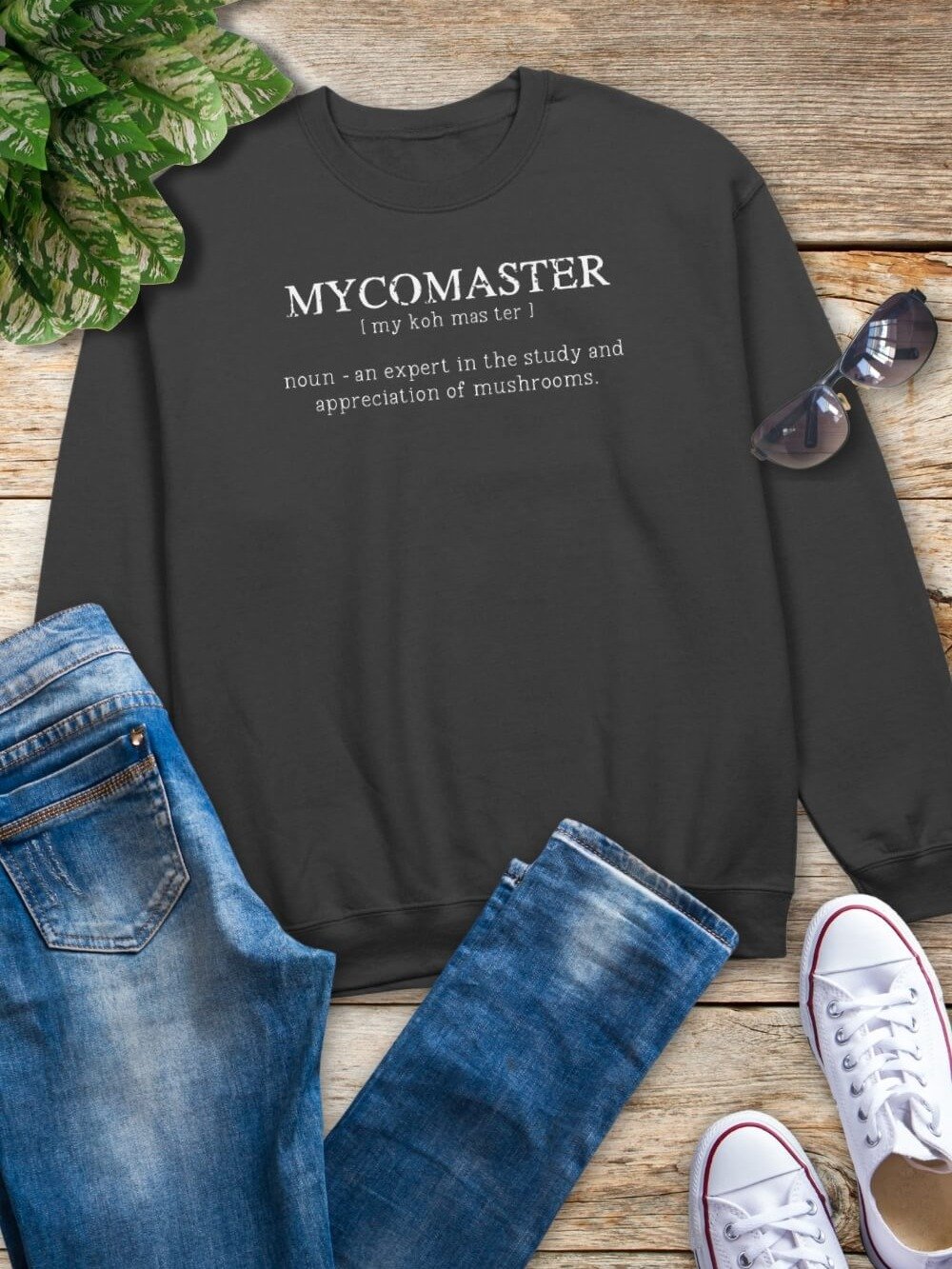 MYCOMASTER: Funny Mycology Definition Unisex Sweatshirt - Perfect Gift for Foraging Mushroom Lovers product image (2)