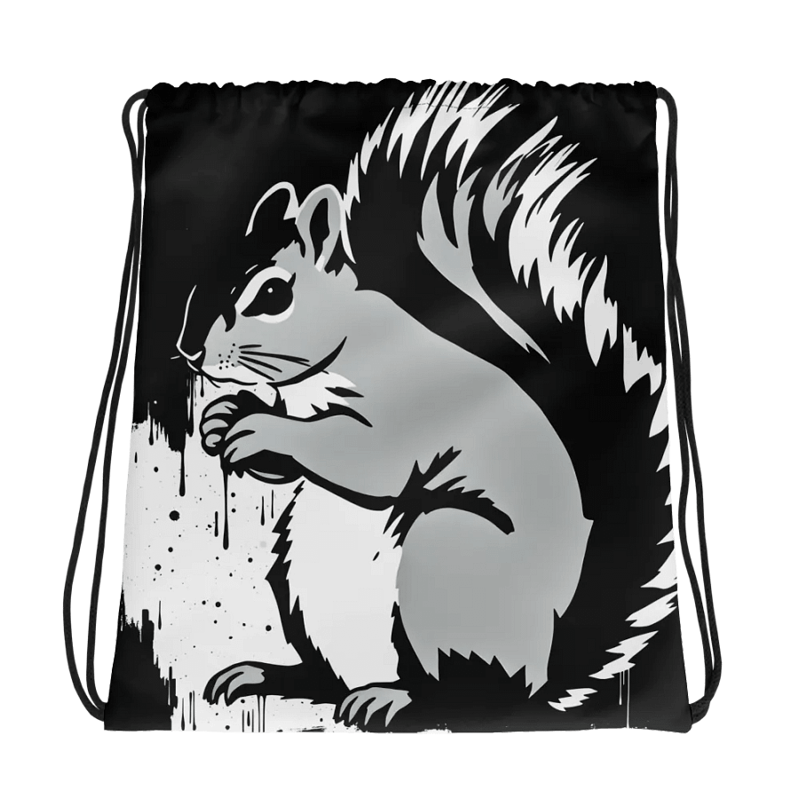 Urban Squirrel All-Over Drawstring Bag product image (1)