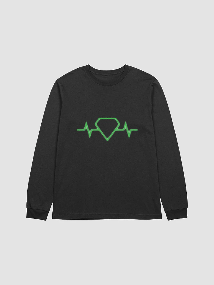 EKG - Longsleeve Tee - Black + Green product image (1)