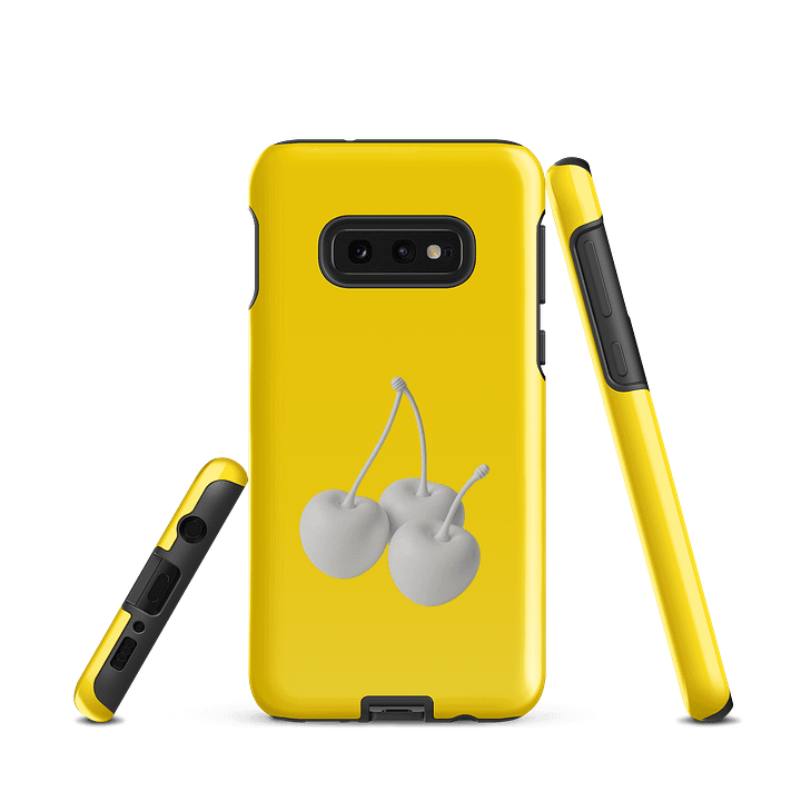 Yellow White Cherry Cherry Cherries Glossy Cherries Samsung® Tough Case product image (1)