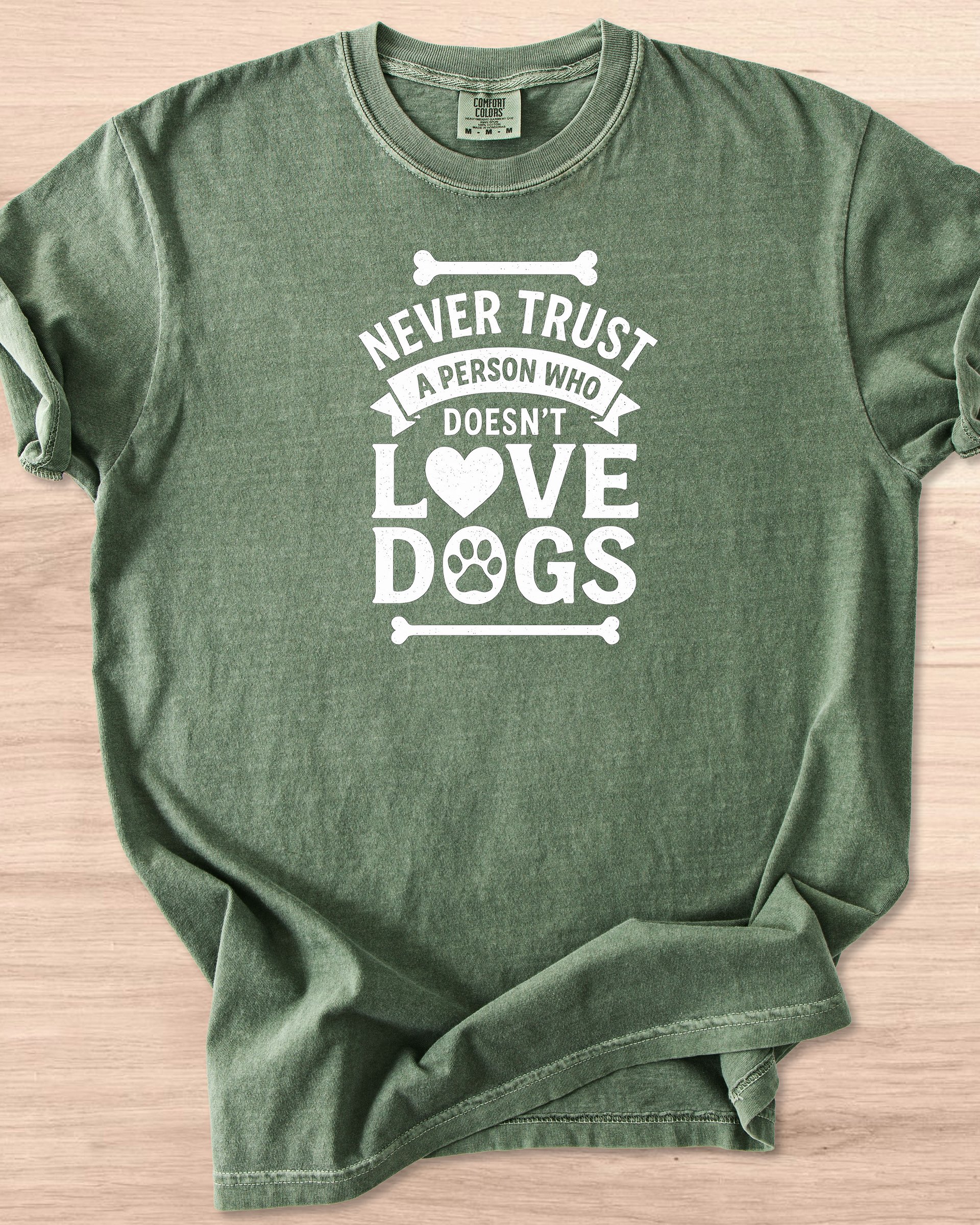 Never Trust A Person Who Doesn't Love Dogs Tee product image (46)