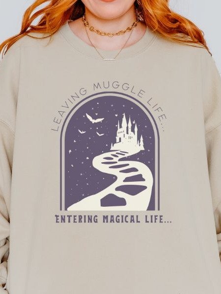 Magical Life Retro Minimalist Fall Sweatshirt product image (8)