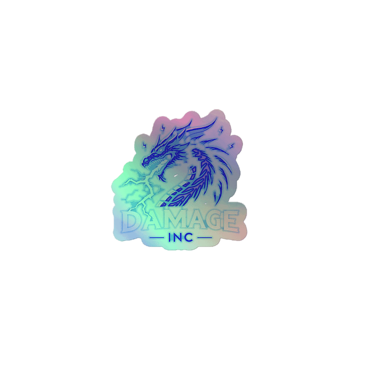 Calypso X Damage Inc Dragon Holographic Sticker product image (1)