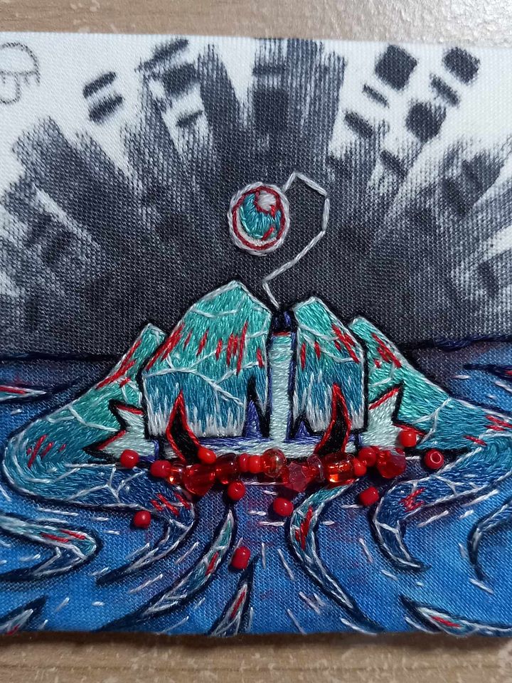 Water Sprite Embroidery Square product image (1)