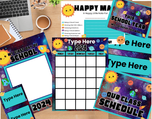 Outer Space Back to School Bundle product image (1)