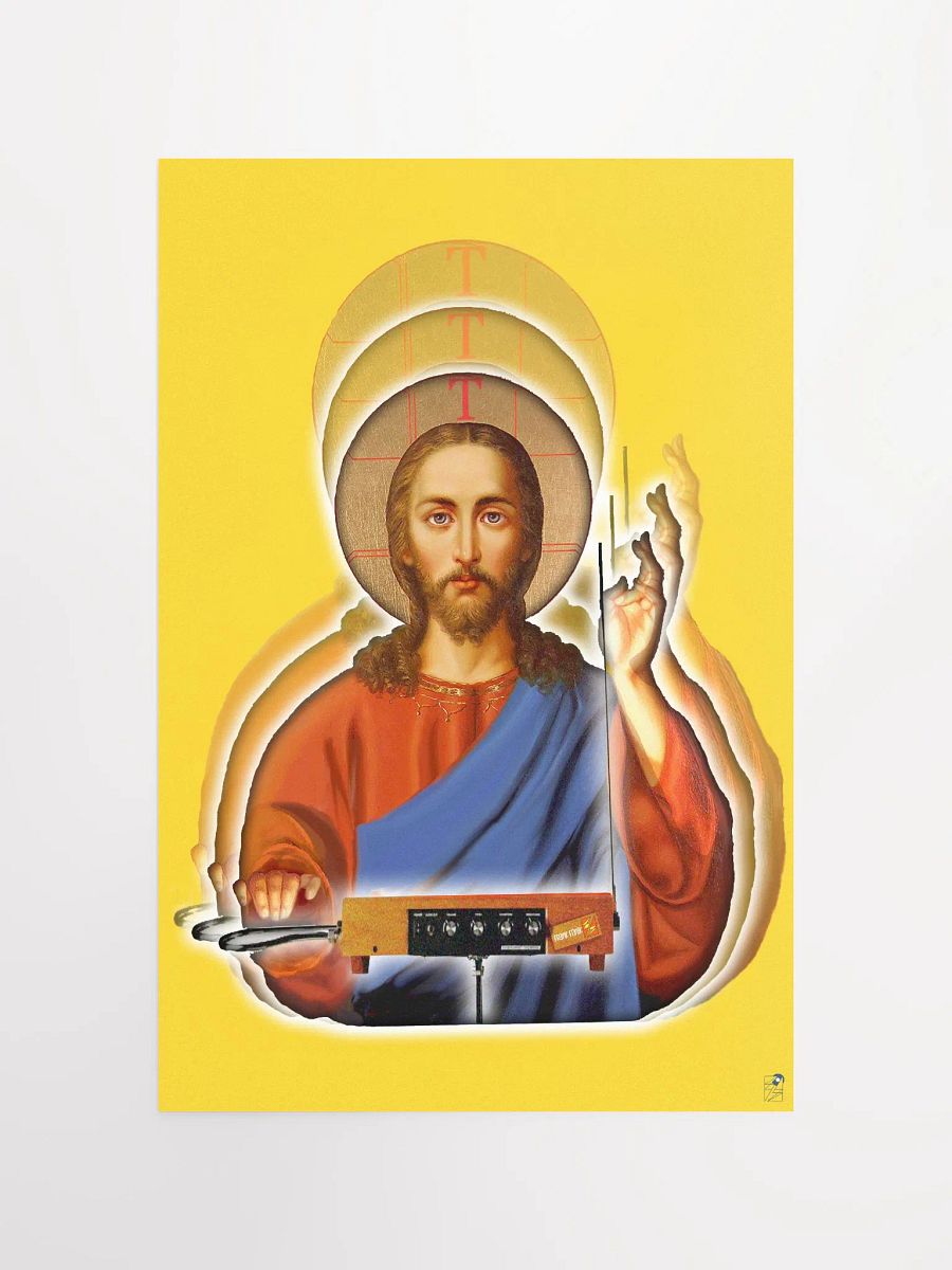 The Holy Theremin by Frank Fonik , Techno EDM Matte Paper Poster product image (4)