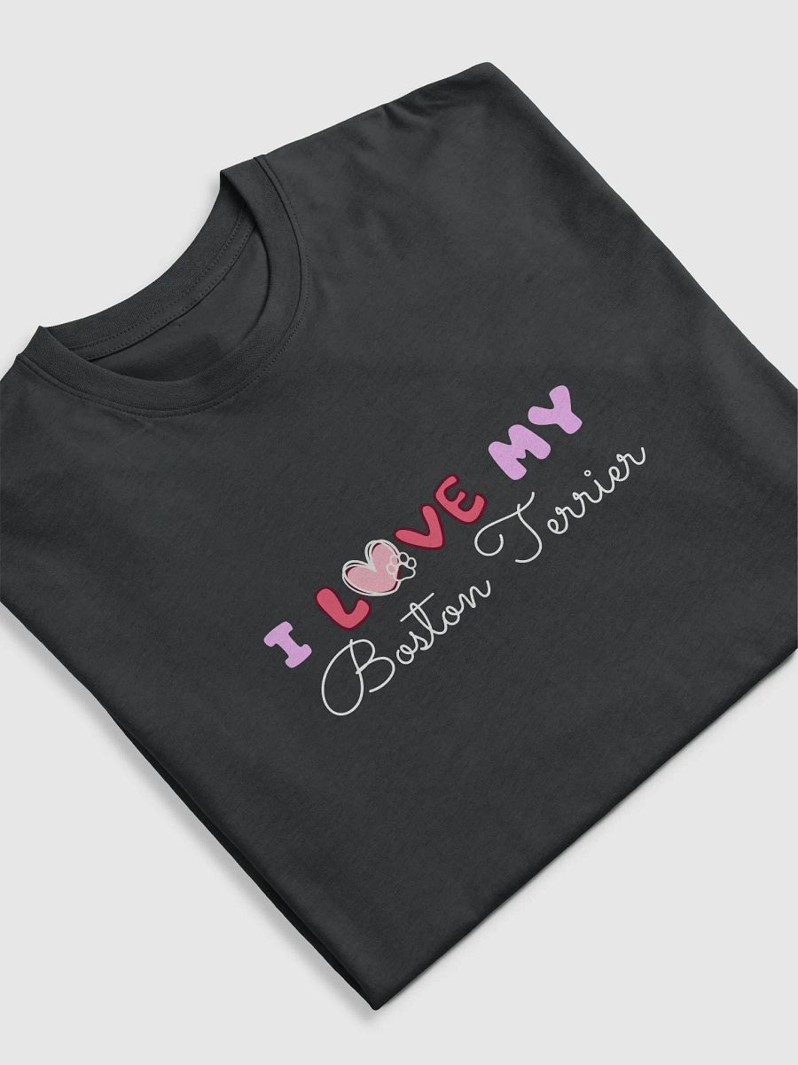 I Love My Boston Terrier Heart Tee product image (5)