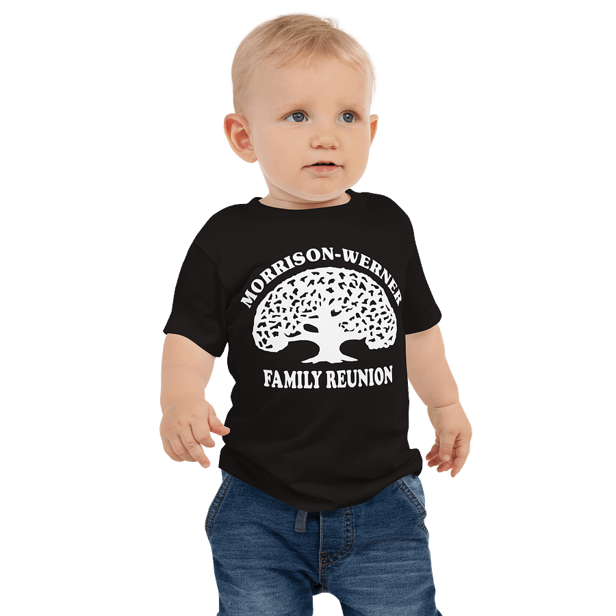 "Morrison-Werner Family Tree" Baby Jersey Tee (Dark) product image (1)