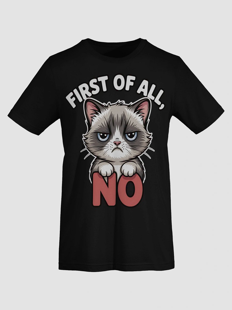Grumpy Cat 'First of All, No' T-Shirt product image (70)