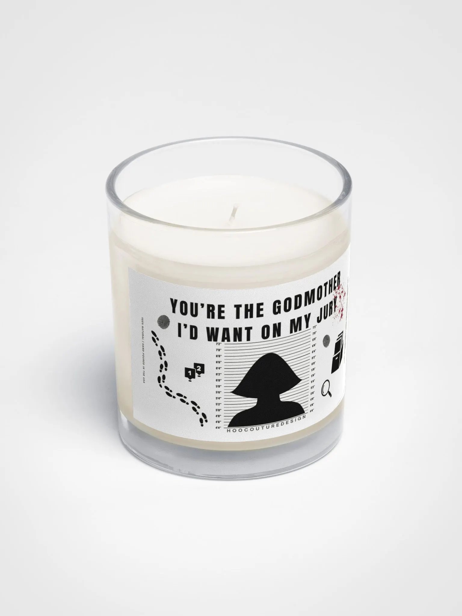 Funny gift for a godmother - On my jury - Soy wax vegan candle product image (3)