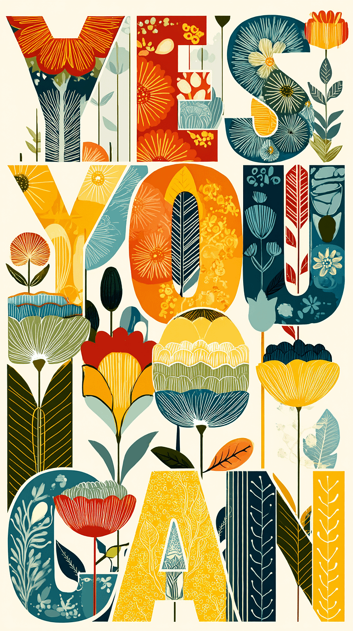 Positive Petals Downloadable Poster product image (2)