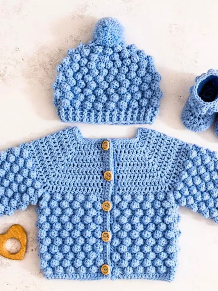 Crochet Pattern: Bobble Baby Beanie product image (8)