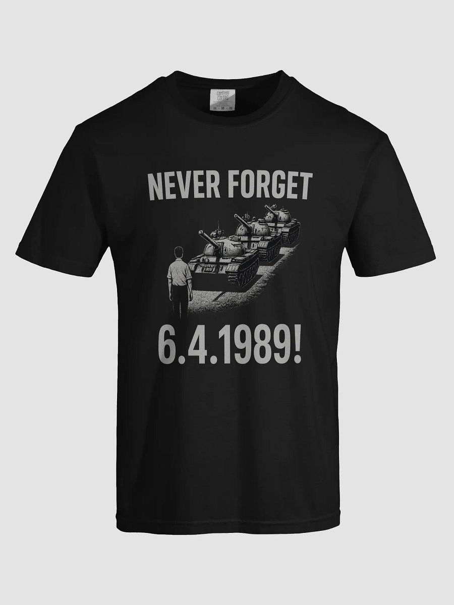 NEVER FORGET系列T恤-深色-六四【限量版】 product image (5)
