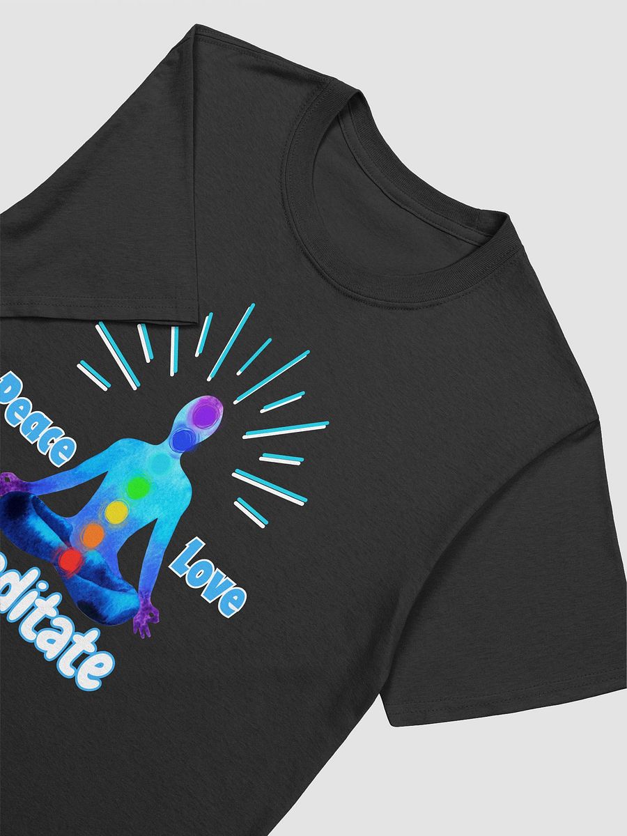 Peace Love Meditate Unisex Softstyle T-Shirt product image (3)