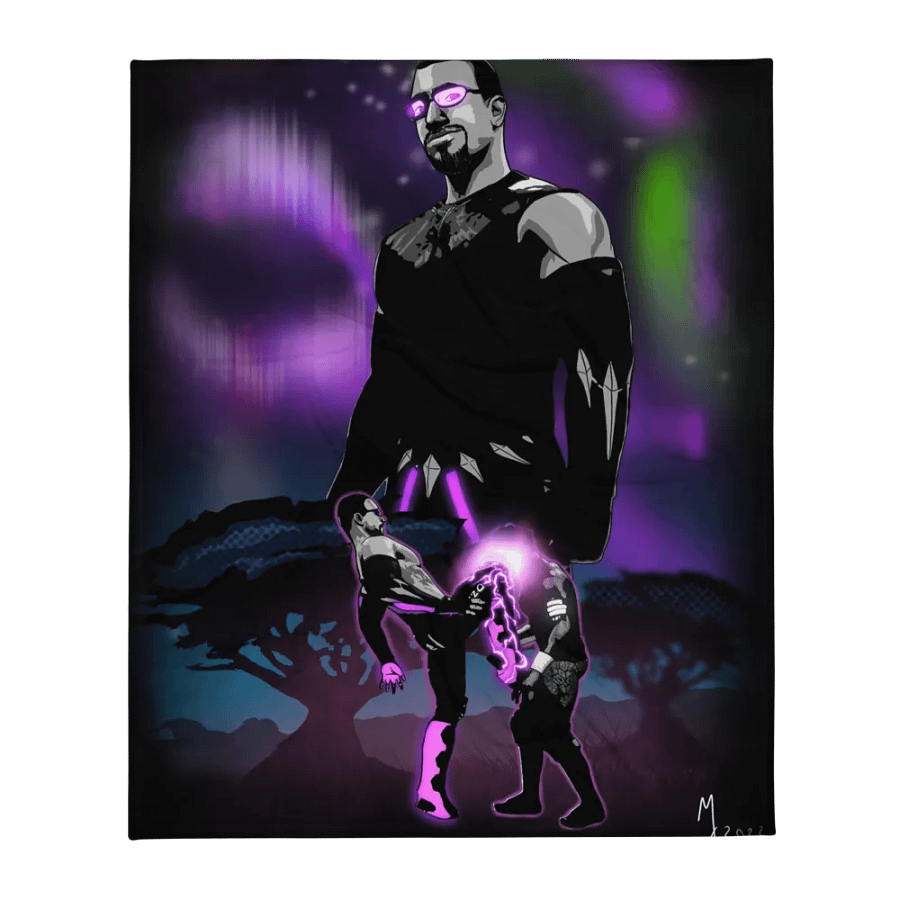 Strength of the Panther Throw Blanket product image (1)