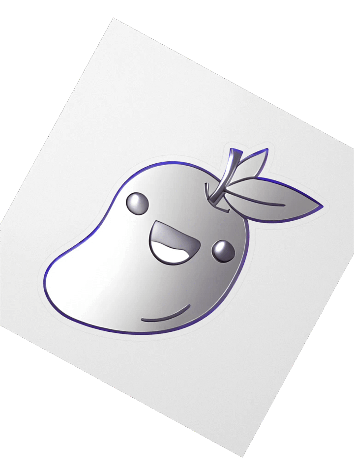 The Blu's Silver Sticker product image (2)