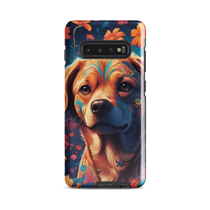 Pawsitively Petal Power: Floral Doggy Delight Samsung Galaxy product image (47)