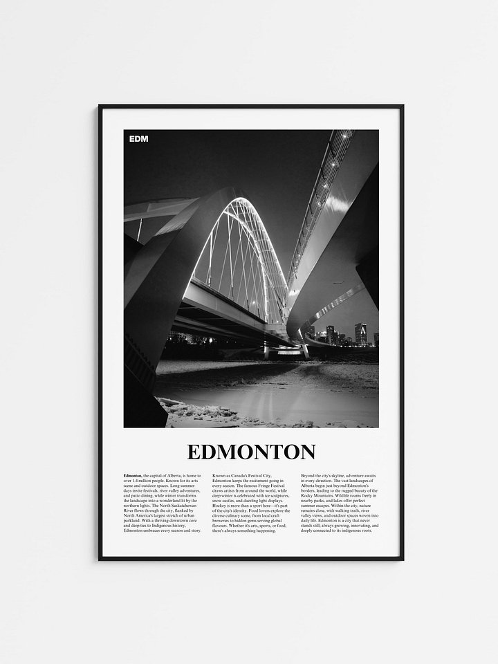 Edmonton 01 Newspaper Poster product image (1)