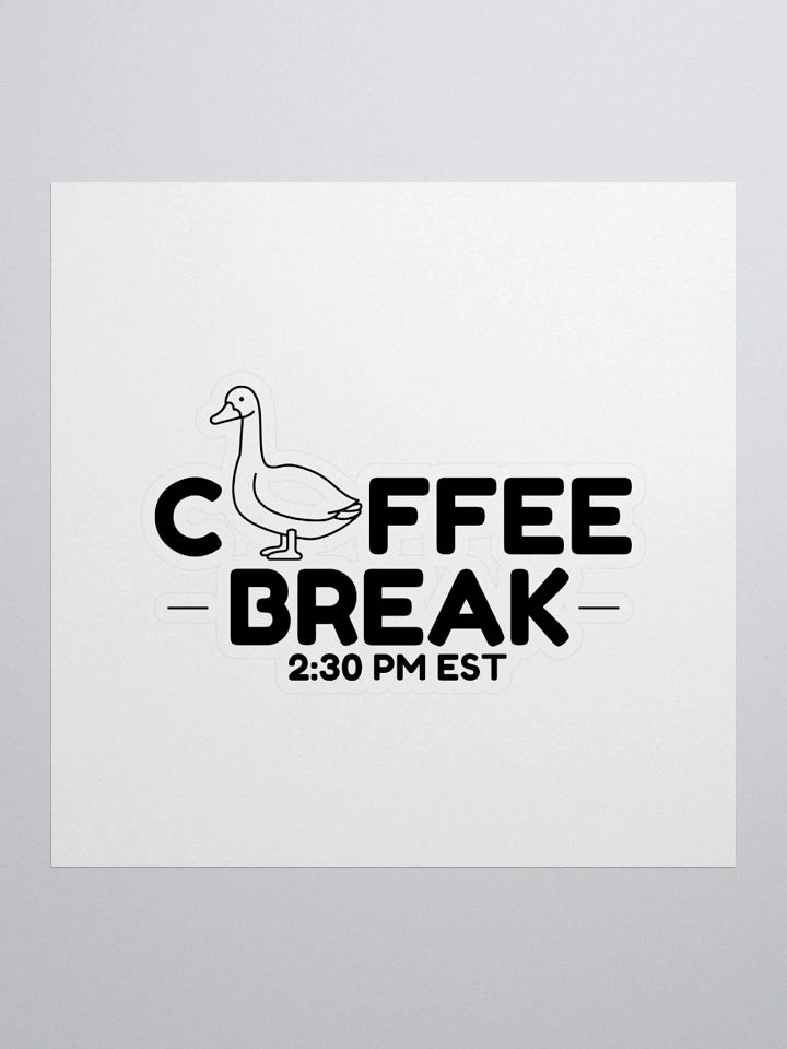 Coffee Break Sticker with Some Sticky Residue product image (2)