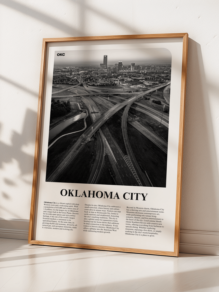 Oklahoma City 02 Newspaper Poster product image (4)