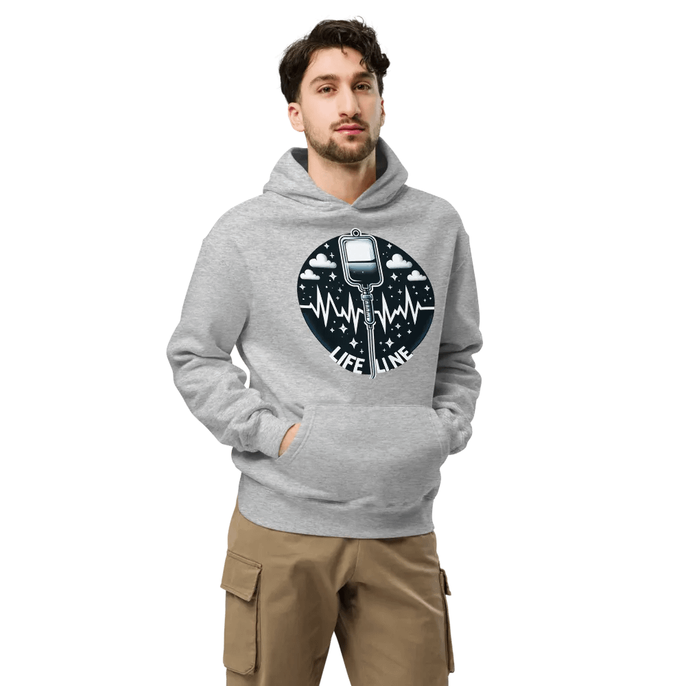 Lifeline EKG Oversized Hoodie product image (27)