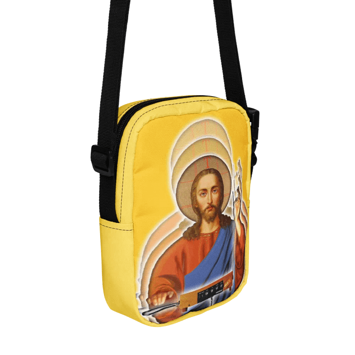 The Holy Theremin by Frank Fonik, Techno EDM Utility Crossbody Bag product image (2)