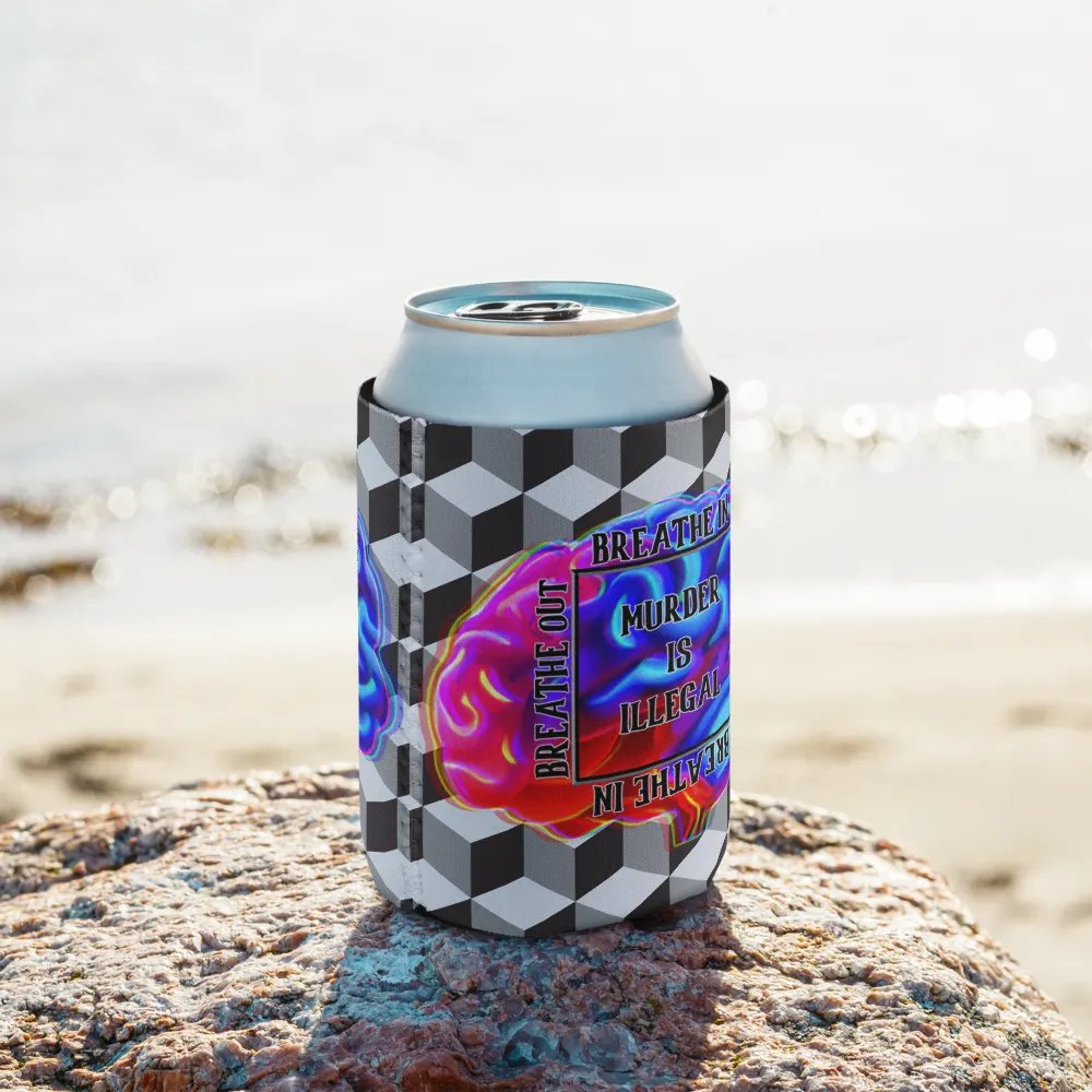 Mindful Can Cooler: Murder Is Illegal Edition product image (10)