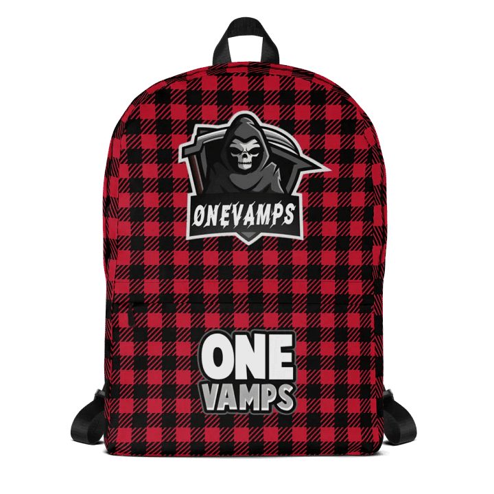 OneVamps Backpack Red Black color product image (1)