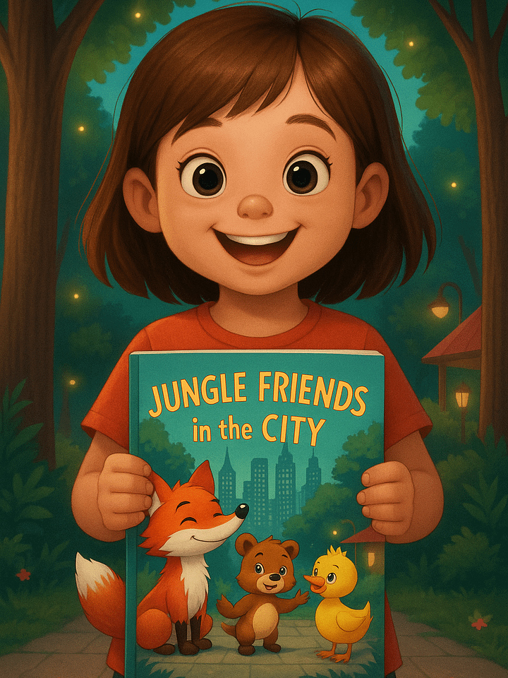 Jungle to City Adventure Coloring Book product image (1)