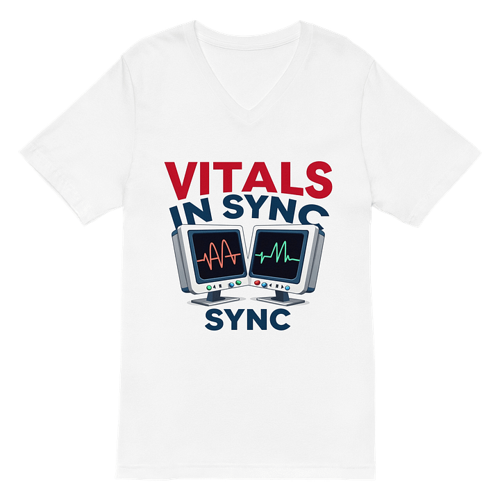 Synced Vitals V-Neck Tee product image (2)