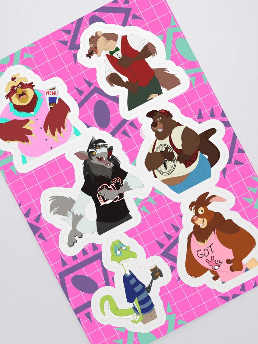 Cape Escape NPC Sticker Sheet #02 product image (1)