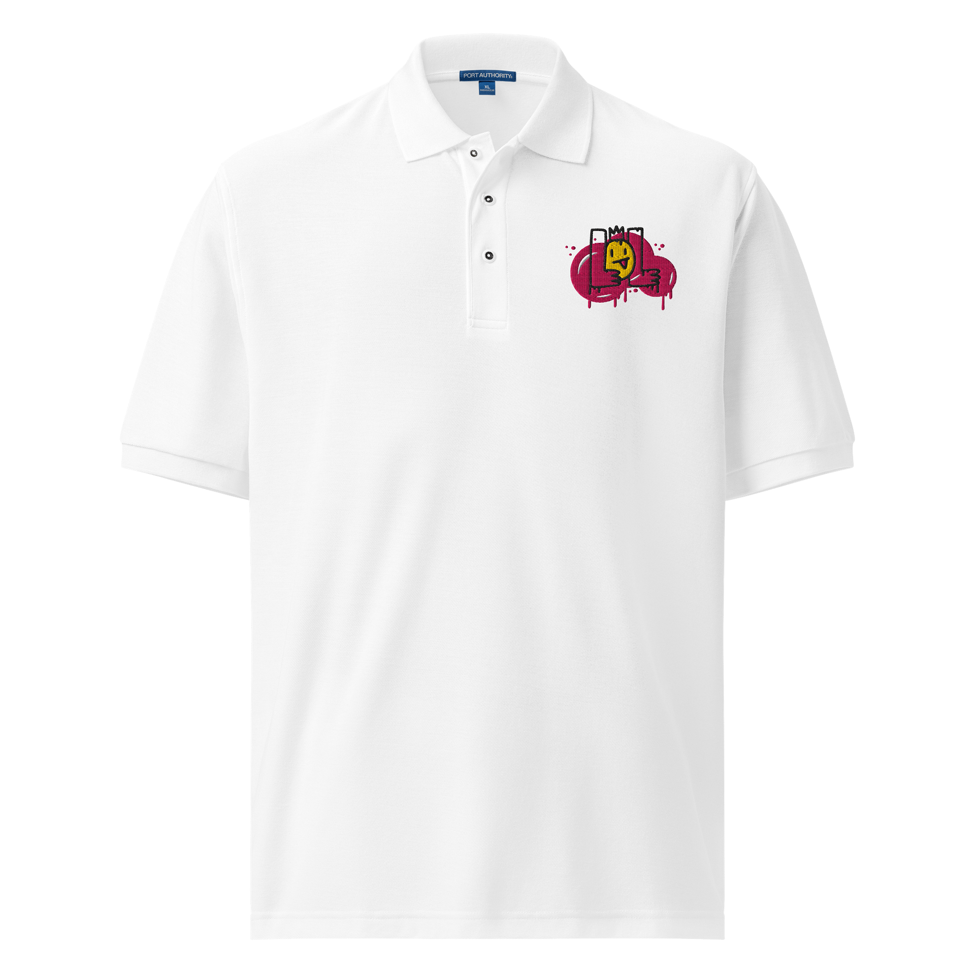 Graffiti LOL Smiley Polo Shirt product image (1)