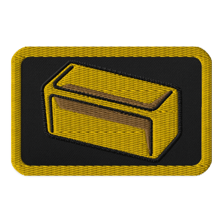 Yellow Sample Embroidered Patch product image (1)